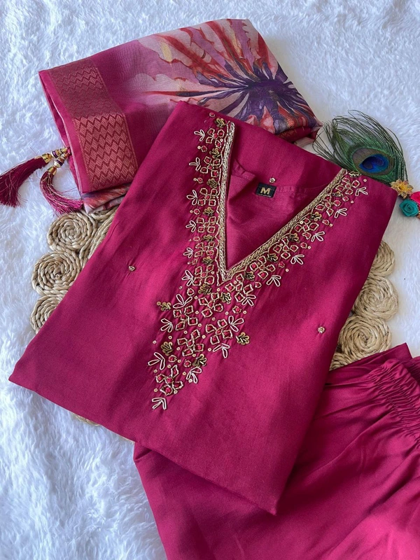 Antique Fashion 1 kurti pant set - S, colour 2