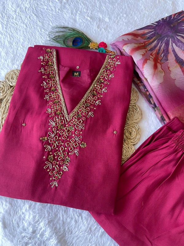 Antique Fashion 1 kurti pant set - S, colour 2