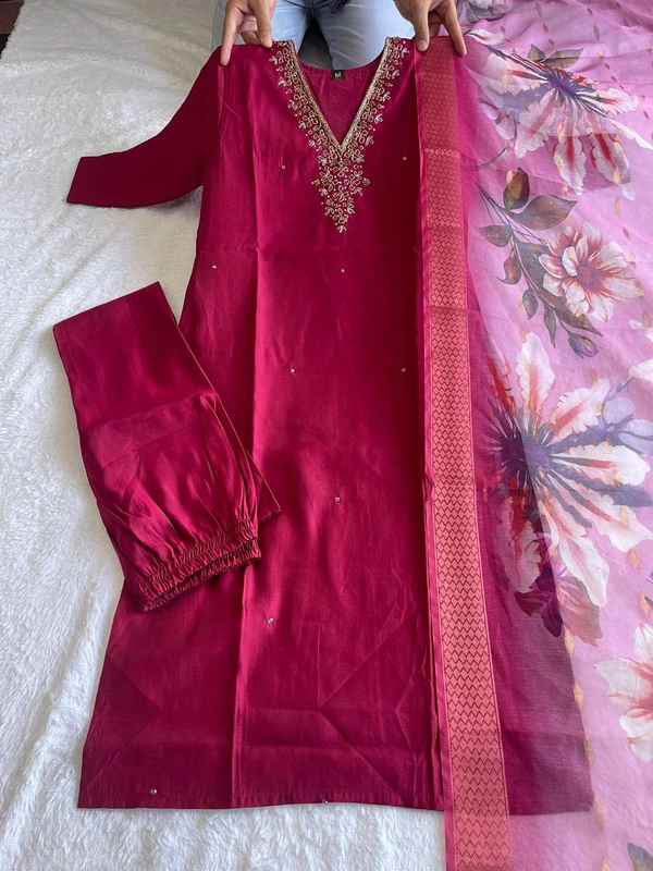 Antique Fashion 1 kurti pant set - S, colour 2