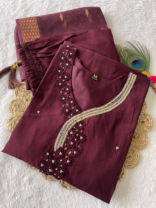 Antique Fashion 1 kurti pant set - S