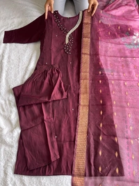 Antique Fashion 1 kurti pant set - S