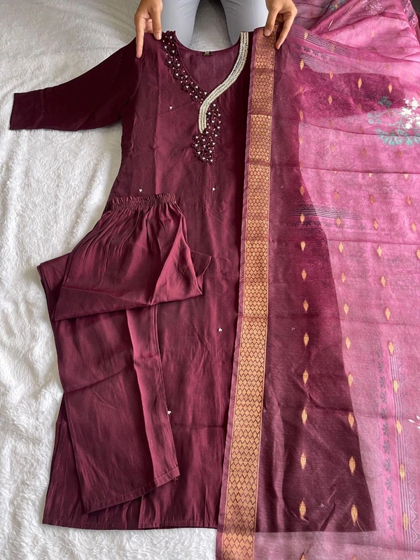 Antique Fashion 1 kurti pant set - S