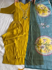 Antique Fashion 1 Kurti Pant Dupatta  - XL, colour 2