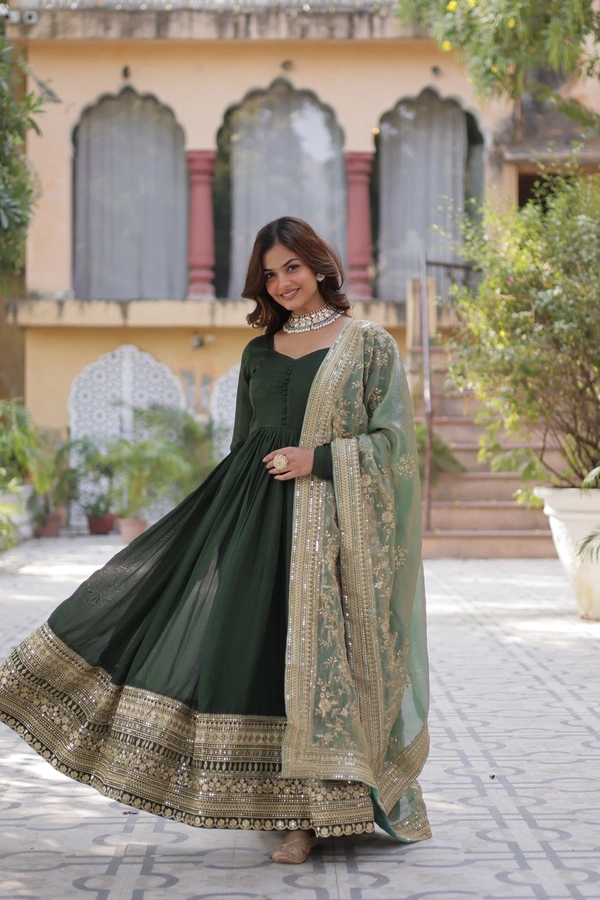 Antique Fashion 1 Gown duppta - xl, colour 2