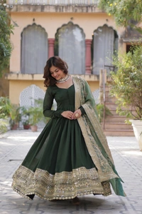 Antique Fashion 1 Gown duppta - L, colour 2