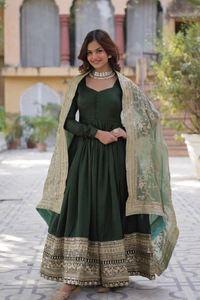 Antique Fashion 1 Gown duppta - L, colour 2