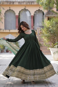 Antique Fashion 1 Gown duppta - L, colour 2