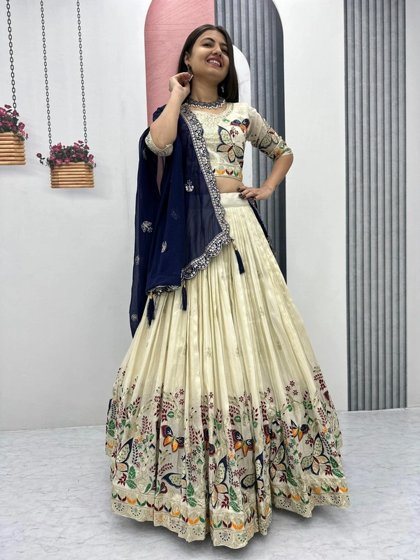 Antique Fashion 1 Wedding Wear Lehenga  - Blause size (Xl)