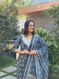 Antique Fashion 1 Kurta Set With Duppta - Xl
