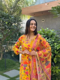 Antique Fashion 1 Kurta Set With Duppta - Xl