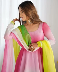 Antique Fashion 1 Anarkali Suit Set Collection  - Xs, colour 3