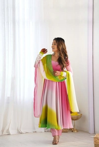 Antique Fashion 1 Anarkali Suit Set Collection  - L, colour 3
