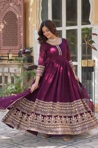 Antique Fashion 1 Gown Duppta - Xxl