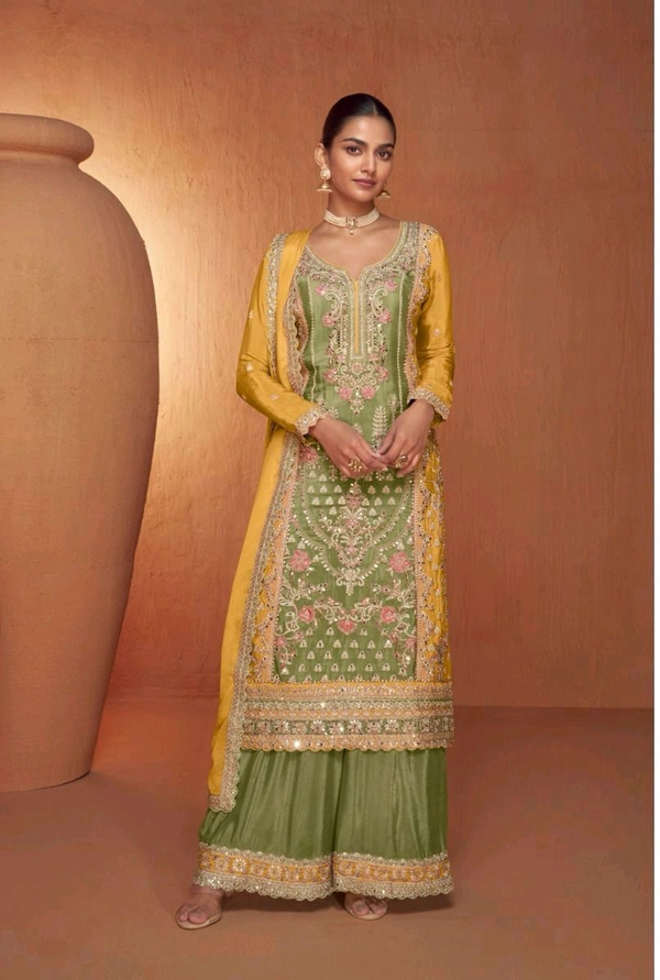 Antique Fashion 1 pakistani Suit  - M, colour 1