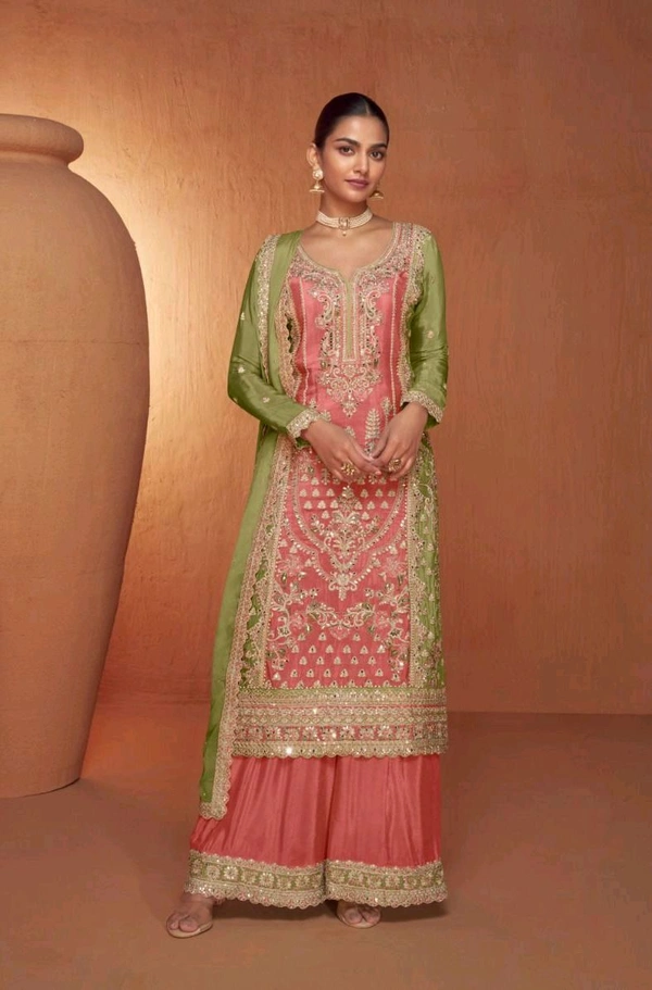 Antique Fashion 1 pakistani Suit  - L, colour 2