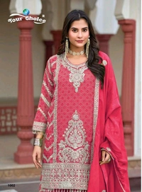Antique Fashion 1 Kurti plazo Set  - L, Razzmatazz