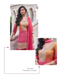 Antique Fashion 1 Kurti Plazo Set  - S