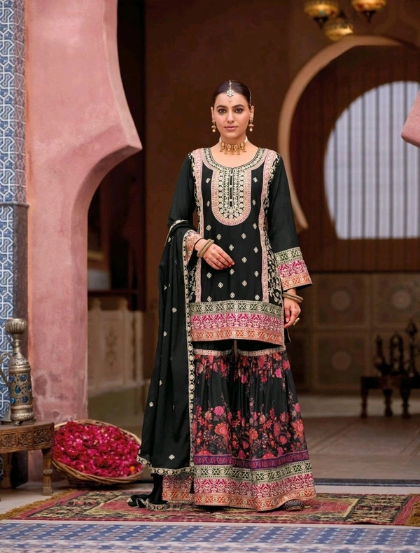 Antique Fashion 1 Kurti Plazo Set  - Xxl