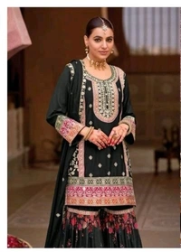 Antique Fashion 1 Kurti Plazo Set  - Xxl