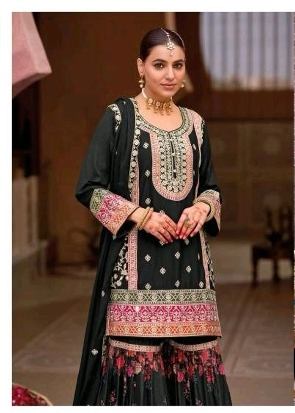 Antique Fashion 1 Kurti Plazo Set  - Xxl
