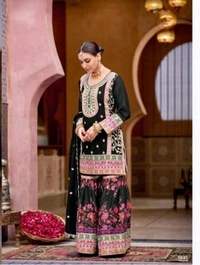 Antique Fashion 1 Kurti Plazo Set  - Xxxl