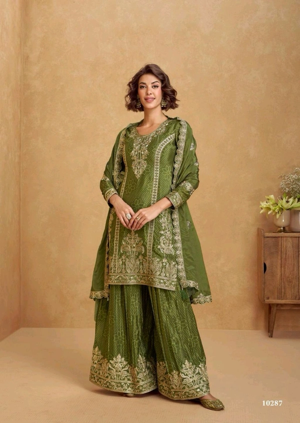 Antique Fashion 1 Kurti Plazo Set - S, Colour 1