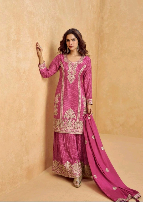 Antique Fashion 1 Kurti Plazo Set - M, Colour 3