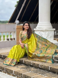 Antique Fashion 1 Marigold Paithani