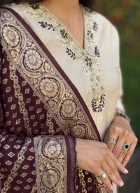Antique Fashion 1 Kurti Pant Set  - M