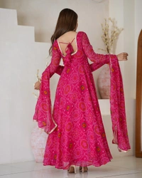 Antique Fashion 1 Anarkali Gown Collection  - 3XL, pink