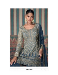 Antique Fashion 1 Kurti plazo Set  - Xl