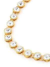 Zaveri Pearls Gold-Plated Studded Ethnic Jewellery Set - no color