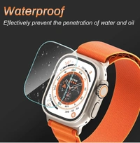 miZi Tempered Glass Guard For Apple Watch Ultra 49mm  - Yellow Orange
