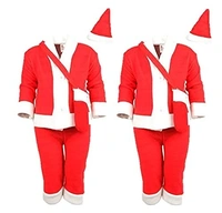 PK HUB Santa Claus Christmas Dress Combo for Children Kids(PACK OF 2) - 3-6 month