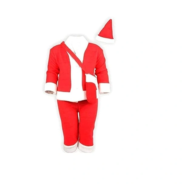 PK HUB New Santa Claus Dress Costume for Boys Girls Kids - 18-24month