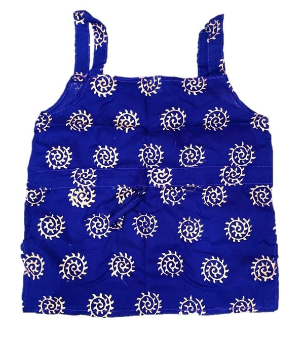 PK HUB® Baby Girl's Cotton Readymade Printed Lehenga Choli,Cute Gold print - 1-2 year, blue