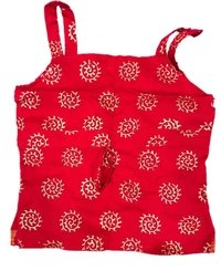 PK HUB® Baby Girl's Cotton Readymade Printed Lehenga Choli,Cute Gold Print - 2-3 year, Red