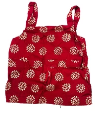 PK HUB® Baby Girl's Cotton Readymade Printed Lehenga Choli,Cute Gold print - 2-3Year, Maroon