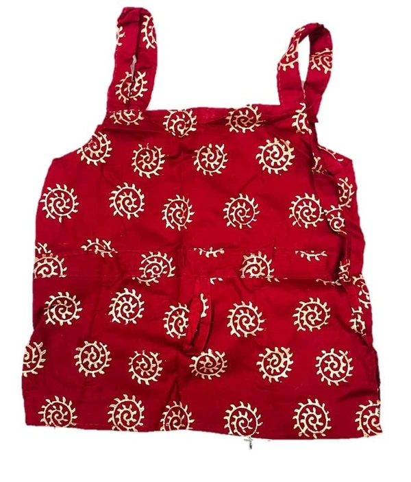 PK HUB® Baby Girl's Cotton Readymade Printed Lehenga Choli,Cute Gold print - 2-3Year, Maroon