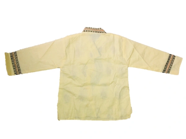 Boys Festive & Party Dhoti & Kurta Set  (Cream Pack of 1) - 3Y - 4Y