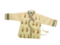 Boys Festive & Party Dhoti & Kurta Set  (Cream Pack of 1) - 3Y - 4Y
