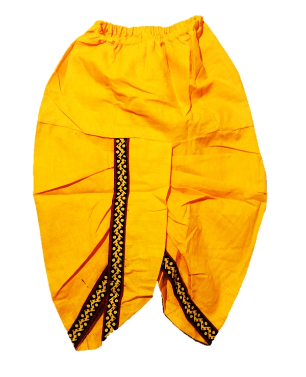 Boys Kids Ethnic Printed Design Cotton Dhoti Kurta Chaniya Choli Set For Casual, Festival, occasional Boys set - 2Y - 3Y