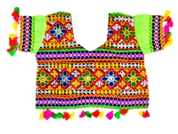 Fastive & Function Full stitches Ghagar Choli,leghnga Choli,Chania Choli Designer piece embroidery pattern for kids Girls - 4Y - 5Y
