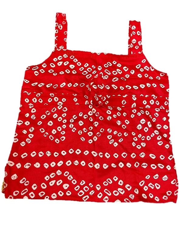 PK HUB Baby Girl's Cotton Readymade Printed Lehenga Choli - 3-4 Years