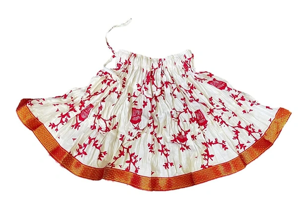 PK HUB Baby Girl's Cotton Readymade Printed Lehenga Choli - 4-5 Years