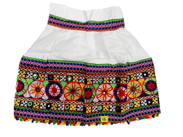 PK hub Fastive & Function Full stitches Ghagar Choli,leghnga Choli,Chania Choli Designer piece embroidery pattern for kids Girls - 4-5 Years
