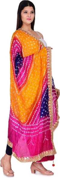 PK HUB®
Art Silk Self Design Multicolor Women Dupatta - FREE SIZE, Multicolor