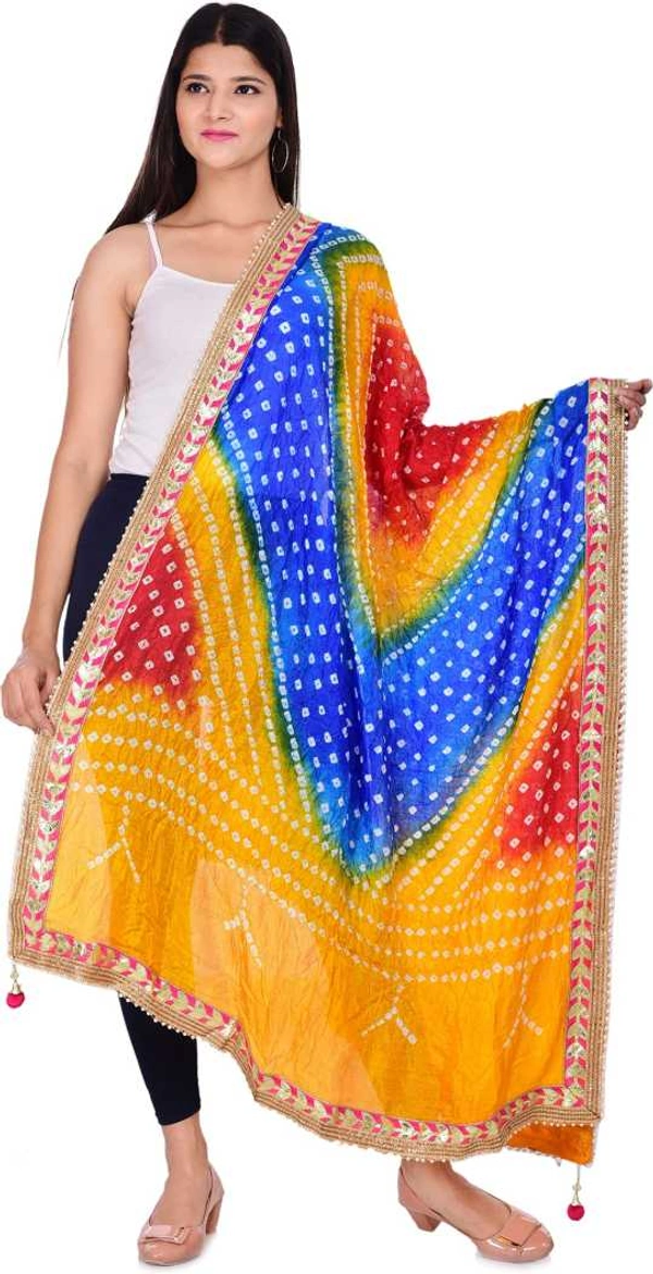 PK HUB®
Art Silk Self Design Multicolor Women Dupatta - FREE SIZE, Multicolor