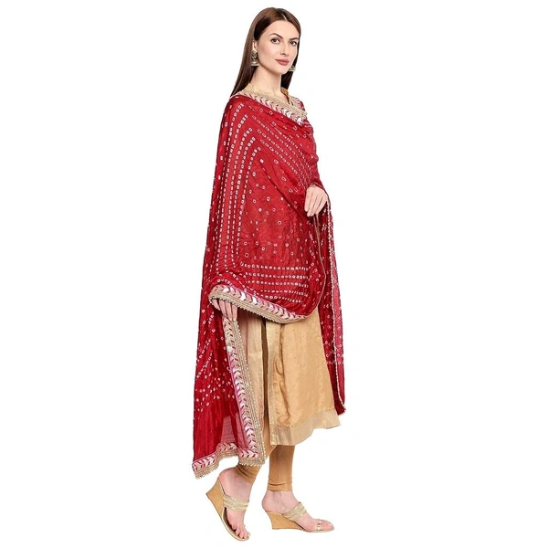 PK HUB®
Art Silk Self Design Multicolor Women Dupatta - FREE SIZE, Red