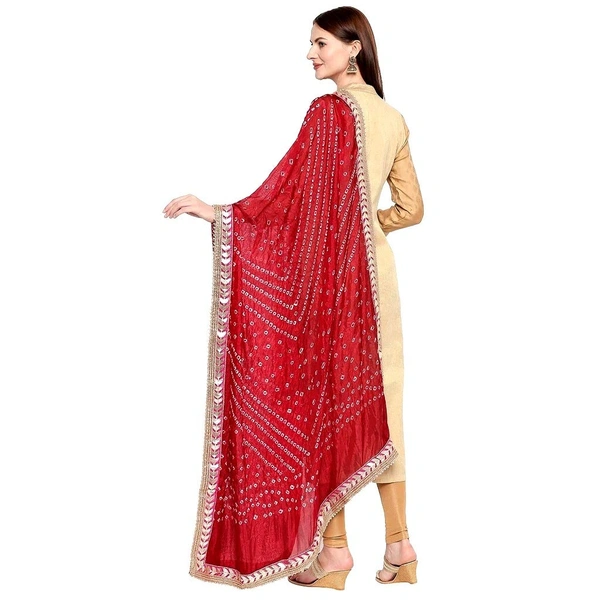 PK HUB®
Art Silk Self Design Multicolor Women Dupatta - FREE SIZE, Red